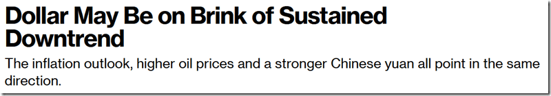 Bloomberg USD Article 1 (May 27, 2021)