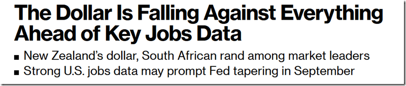 Bloomberg USD Article 2 (August 31, 2021)